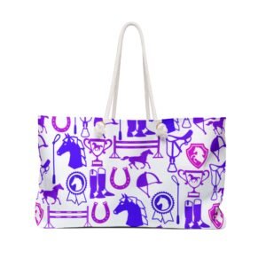 Equestrian Horse Tack All Over Weekender Bag