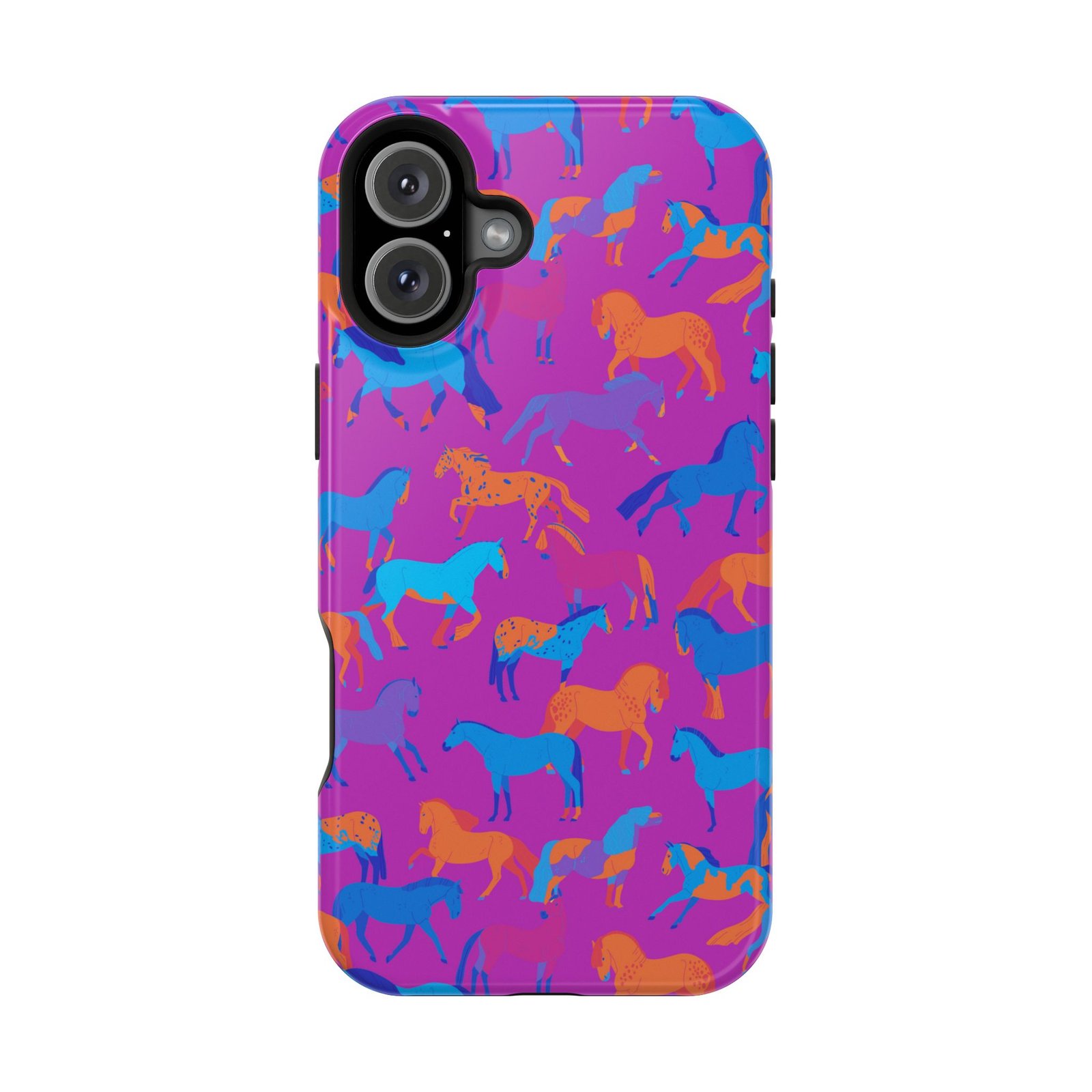 Bright Horses & Ponies All Over MagSafe Tough Cases - Image 105