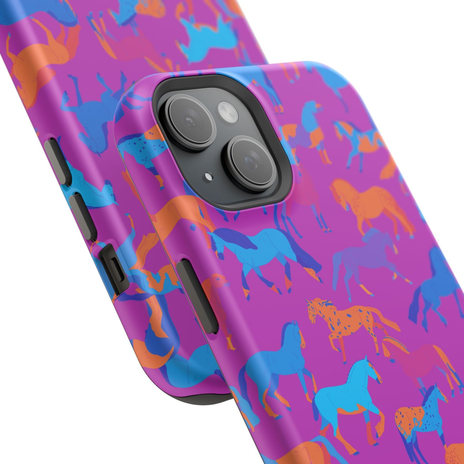 Bright Horses & Ponies All Over MagSafe Tough Cases - Image 86