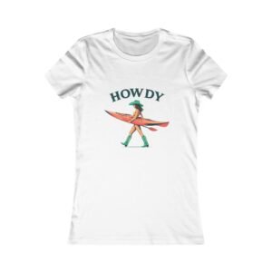 Surf Vibes Women's Favorite Tee, Summer Shirt, Gift for Her, Casual Wear, Beach Day T-Shirt, Howdy Graphic Tee
