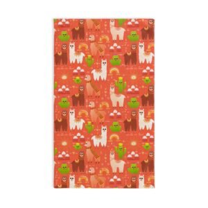 Llamas, Cactus & Mountains Soft Tea Towel