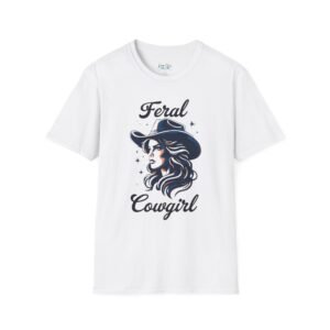 Feral Cowgirl T-Shirt - Stylish Ladies Graphic Tee by Lange Girl Designs