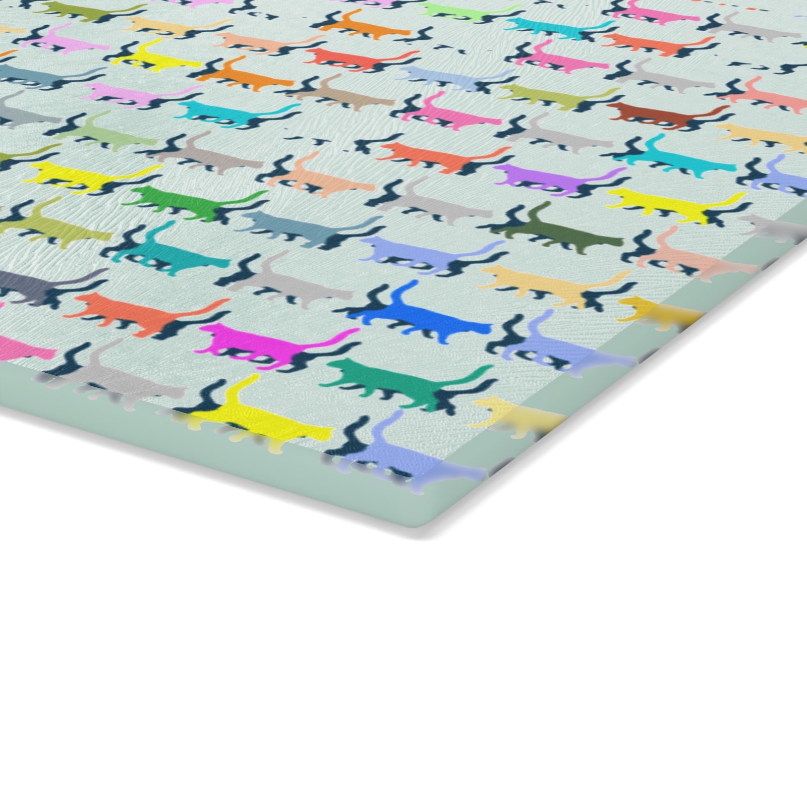 Cat-Themed Glass Cutting Board - Perfect for Cat Lovers, Kitchen Décor - Image 7