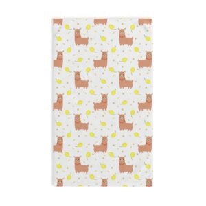 Llamas & Lemons Soft Tea Towel