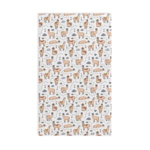 Llamas & Mountains Soft Tea Towel