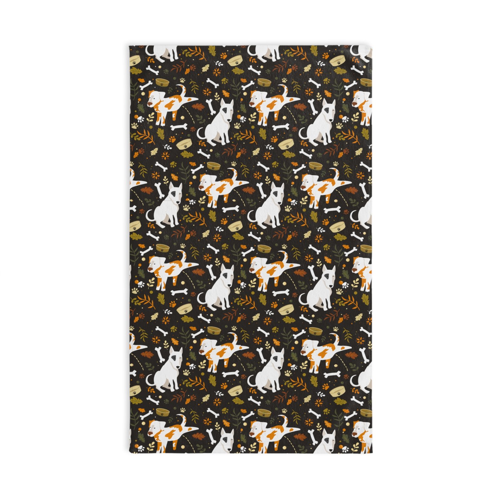 Funny Dog Hiking Leg Peeing Patterned Soft Tea Towel